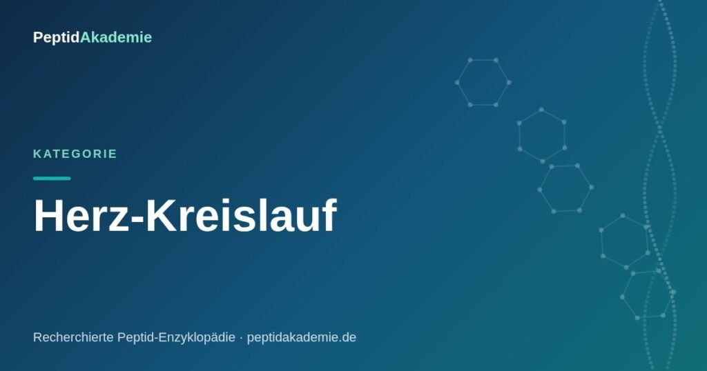 PeptidAkademie – Kategorie Herz-Kreislauf: recherchierte Peptide mit Studien-Quellen